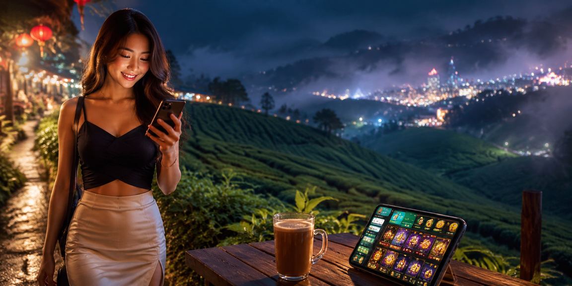 Aplikasi kasino dalam talian di Genting Highlands dengan paparan permainan popular Malaysia