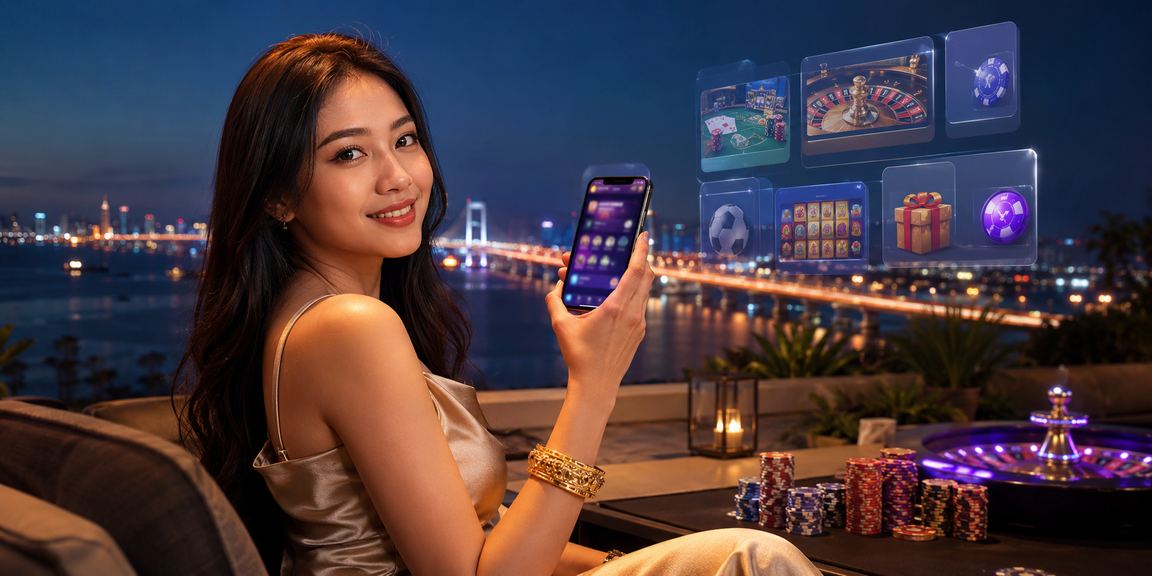 Pengguna di Johor mengakses platform kasino dalam talian 2200 melalui telefon bimbit
